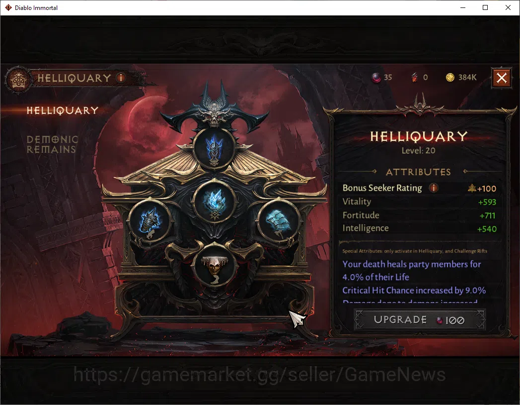 Diablo Immortal Accounts NA - High heaven|CS ON|Lv60(900)|Necromancer|CR 41 image 14