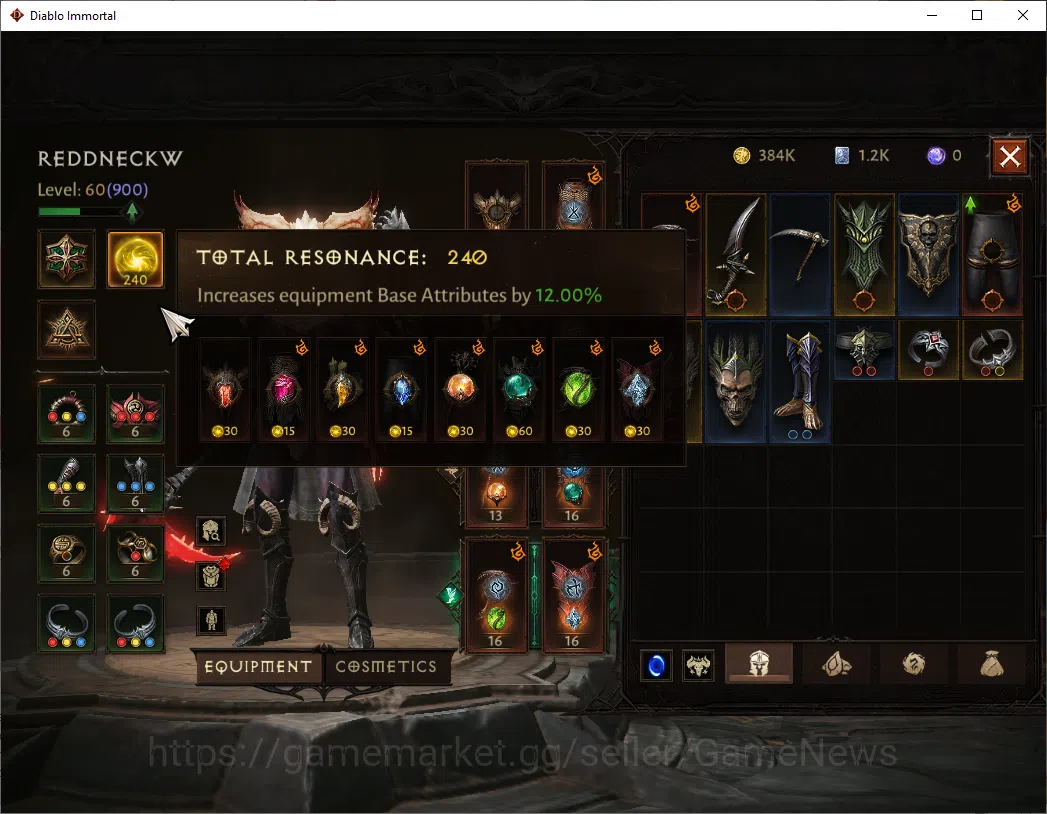 Diablo Immortal Accounts NA - High heaven|CS ON|Lv60(900)|Necromancer|CR 41 image 5