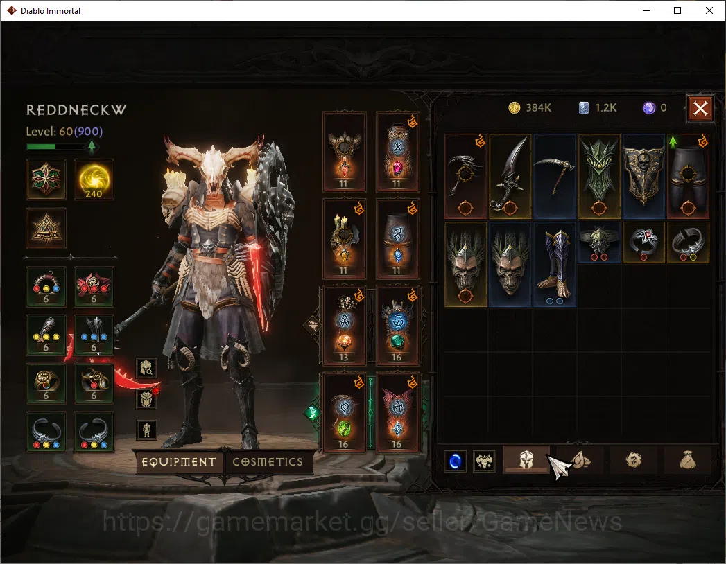 Diablo Immortal Accounts NA - High heaven|CS ON|Lv60(900)|Necromancer|CR 41 image 6