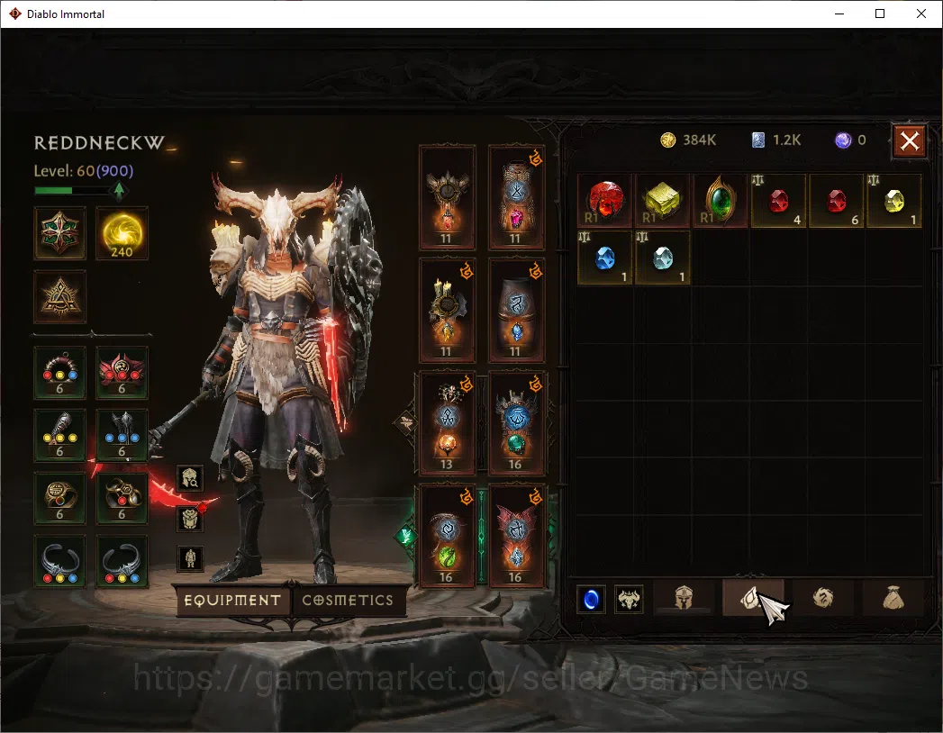 Diablo Immortal Accounts NA - High heaven|CS ON|Lv60(900)|Necromancer|CR 41 image 7