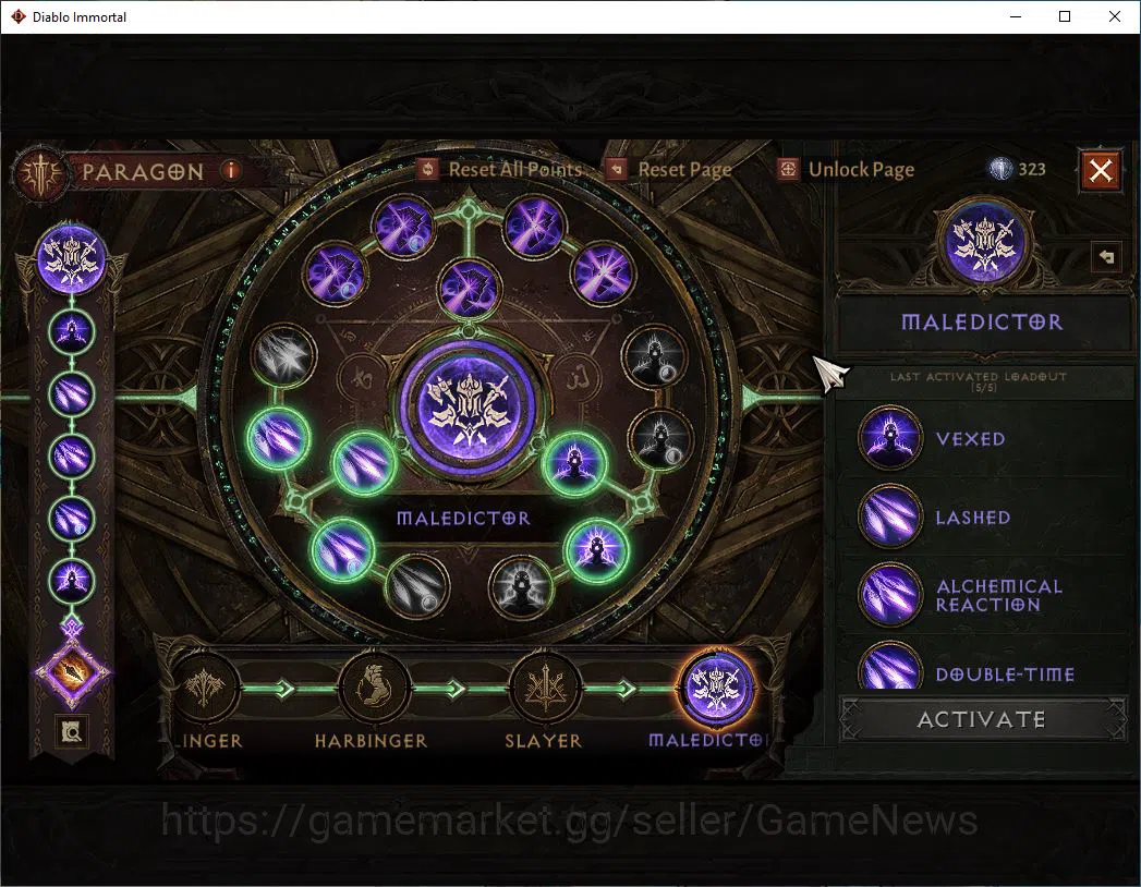 Diablo Immortal Accounts SEA - verathiel|Lv60(543)|Necromancer|33K CR|Reso  image 9