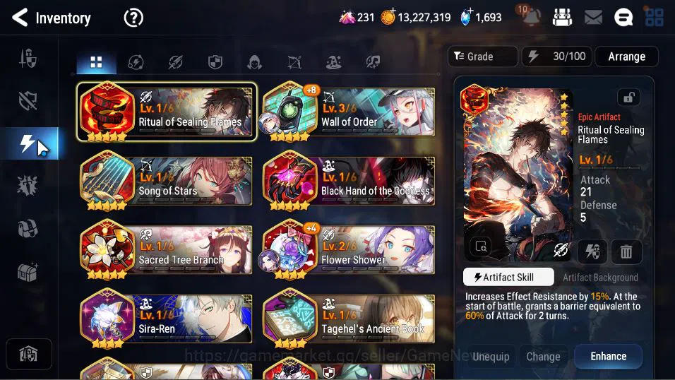Epic Seven Accounts GLOBAL Unverif|New Era|3 ML(NC Landy,TE Kayron,Zio image 3