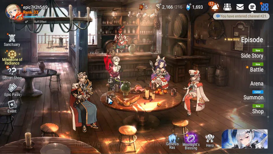 Epic Seven Accounts GLOBAL Unverif|New Era|3 ML(NC Landy,TE Kayron,Zio image 7