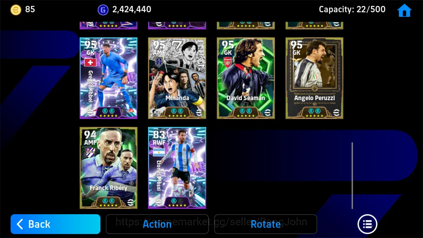 eFootball Accounts Others Android|PW3178|LamineYamalBig T,Rivaldo Big T,Marc Cucureila Show T,Adriano PES6,Viktor Gyokeres 1