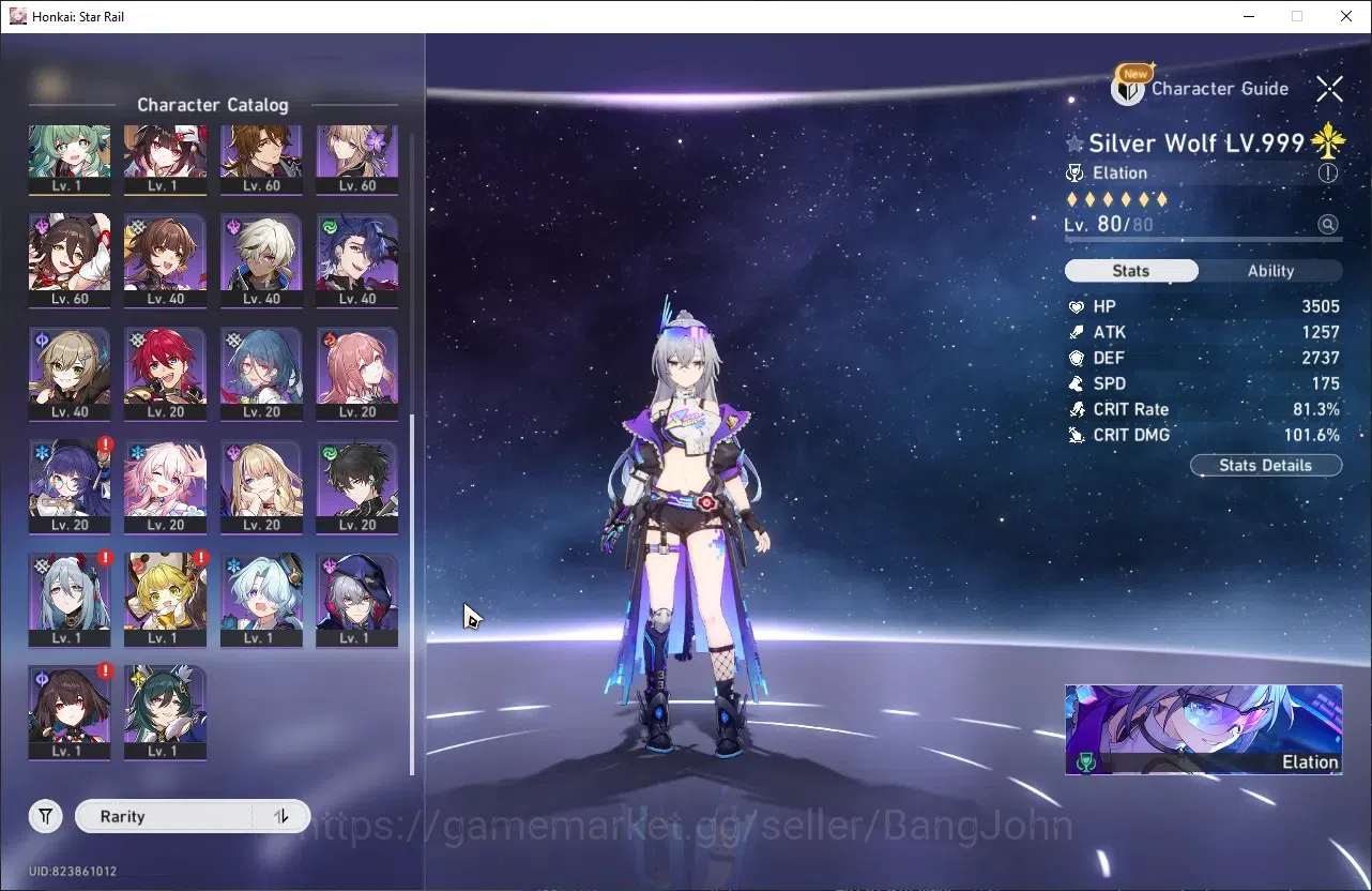 Honkai Star Rail Accounts ASIA | TL62 | Silver Wolf LV.999,Huohuo,Archer,Jin image 11