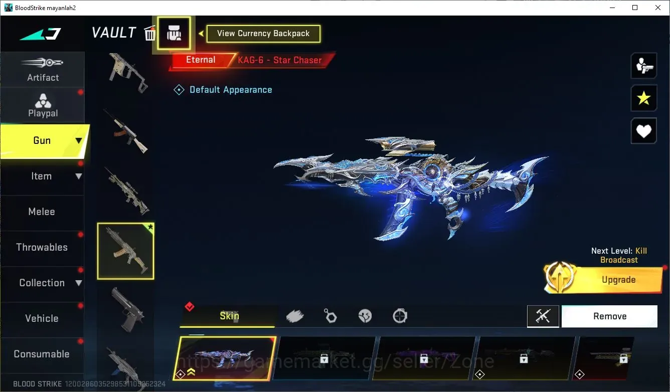 Blood Strike Accounts Starter ASIA|STARTER|1 ETERNAL: KAG-6 Star Chaser|2 Legendary Chests|5 Strikers|LogNetEase(BS1024Z) 1