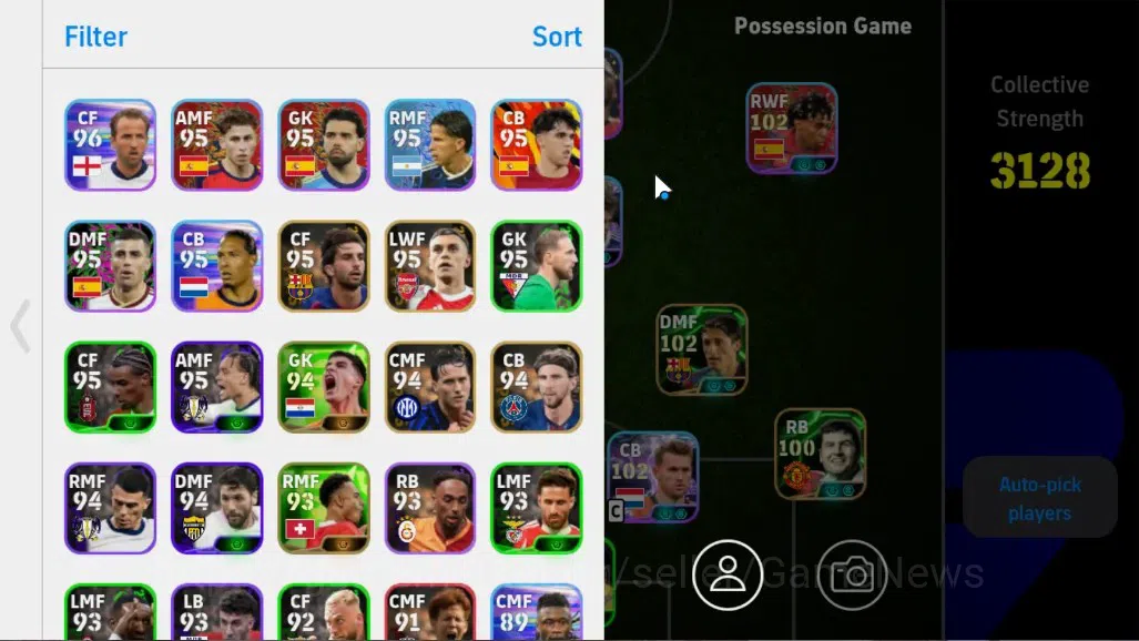 eFootball Accounts Android|Epic Steven Gerrard,Edmilson,Serginho,Deni image 2