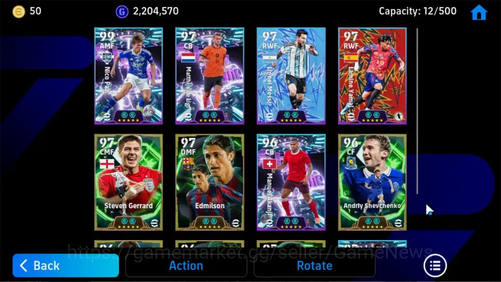 eFootball Accounts Android|Epic Steven Gerrard,Edmilson,Serginho,Deni image 5