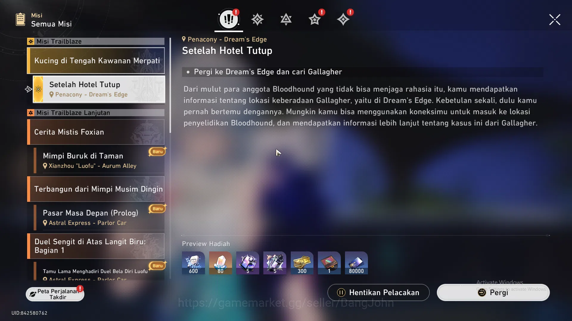 Honkai Star Rail Accounts ASIA|TL 37|4 limit|Yao Guang,Kafka,DanHeng PT,Ruan image 17