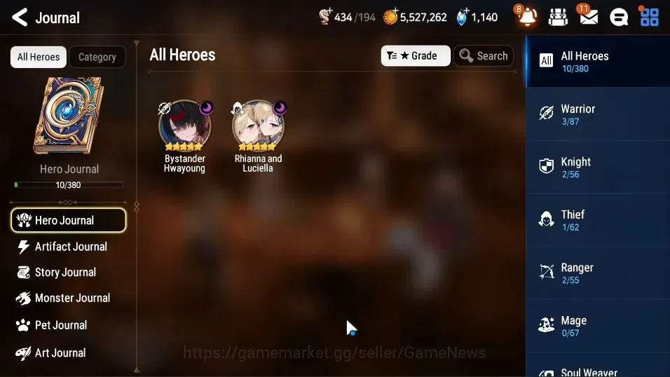 Epic Seven Accounts GLOBAL UnVerif|New Era|2 ML(Rhiana&Luciel,BYStHway image 6