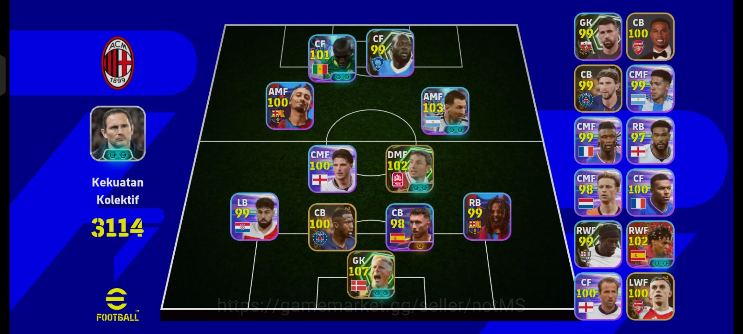 eFootball Accounts Legends & Iconic Players Collective 3114 | GK Peter Schmeichel | Ready to Play | KONAMI only 1