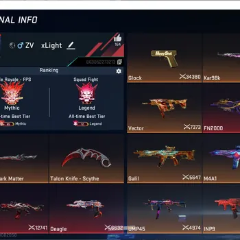 Blood Strike Accounts Collab Skin ASIA|Eternal ZERO: OdaShadow,MP7-Tidesong|12Ultra|3Limit|7 Collab: OPM/ENZO/7DS/LS/TR|3