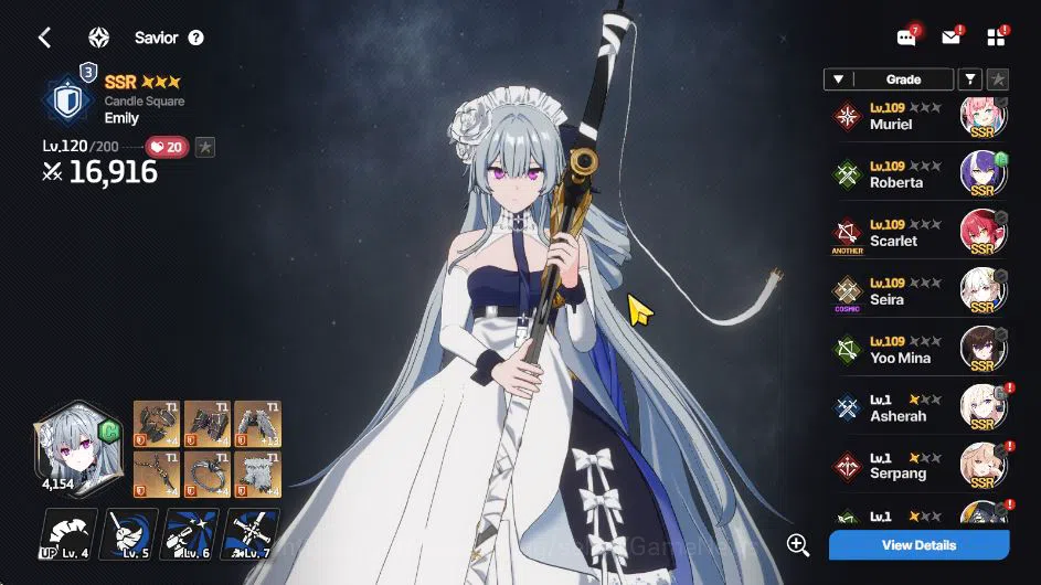 StarSavior Accounts Global|Lv 46|26 SSR 4LB3 [Asherah WaltzLB3+Arc,Ros image 5