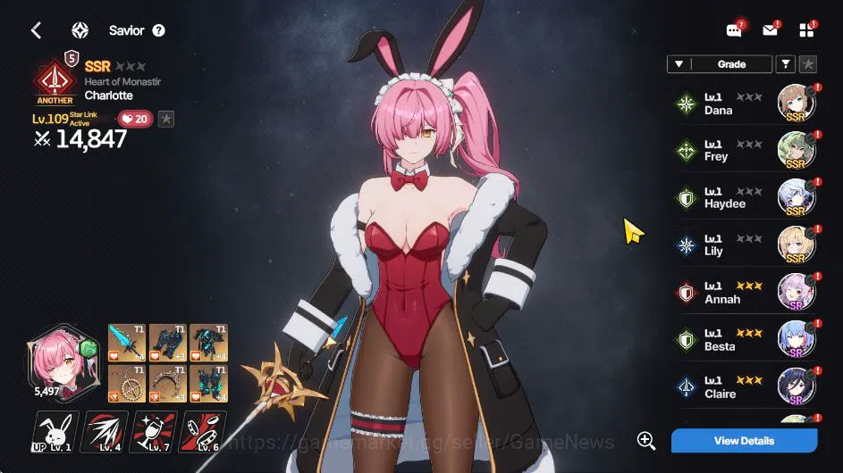 StarSavior Accounts Global|Lv 46|26 SSR 4LB3 [Asherah WaltzLB3+Arc,Ros image 6