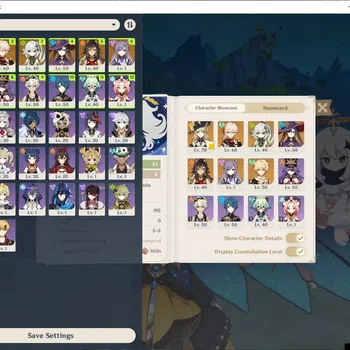 Genshin Impact Accounts Starter ASIA|AR 41|3 Limited  + 1(*5Weapon)| Navia,Nahida,Kazuha |BD Unset|Male MC|Take Mail|Check