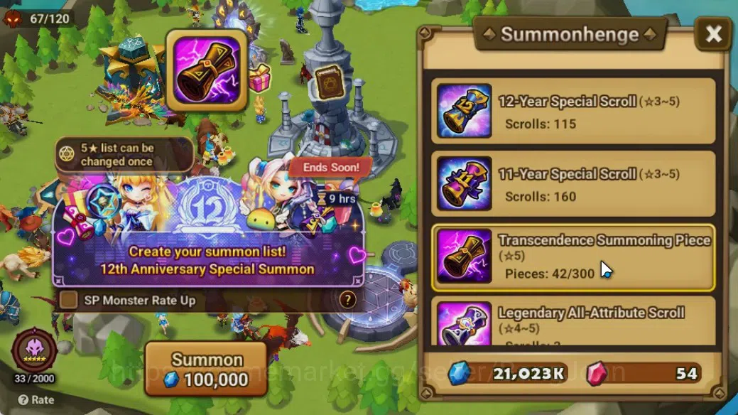 Summoners War: Sky Arena Accounts GLOBAL | NB 5 TESHAR,Starter Gacha 115 12Y+160 11Y image 1