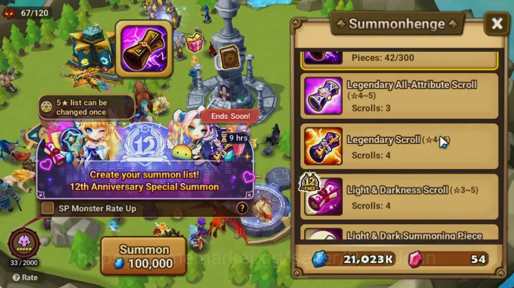 Summoners War: Sky Arena Accounts GLOBAL | NB 5 TESHAR,Starter Gacha 115 12Y+160 11Y image 2