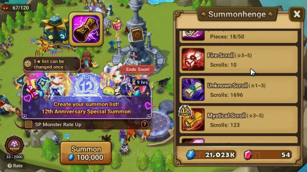 Summoners War: Sky Arena Accounts GLOBAL | NB 5 TESHAR,Starter Gacha 115 12Y+160 11Y image 3