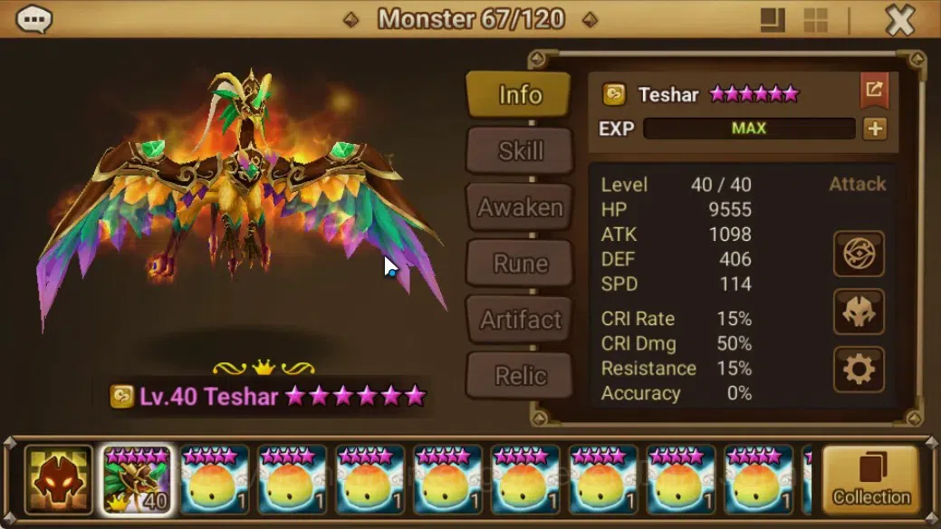 Summoners War: Sky Arena Accounts GLOBAL | NB 5 TESHAR,Starter Gacha 115 12Y+160 11Y image 4