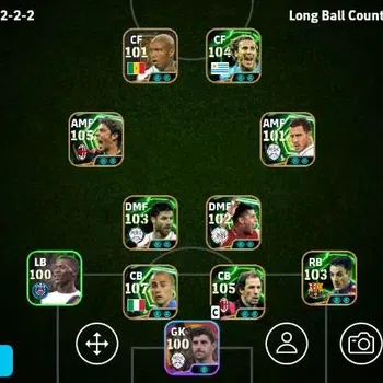 eFootball Accounts Legends & Iconic Players Mobile|PW 3181|Raul BigT'01,Fabio Cannavaro Epic,Rul Costa Epic,Franco Baresi