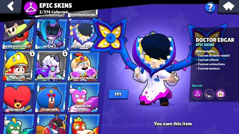 Brawl Stars Accounts Global | 1116 Thropy|17 Brawlers|3 Max+Hypercharge image 9
