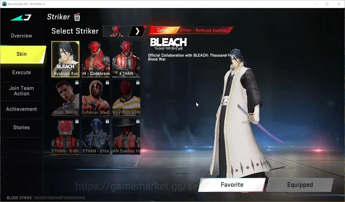 Blood Strike Accounts ASIA|2 Collab [BLEACH Ethan-Byakuya Kuchiki, EVA M image 4