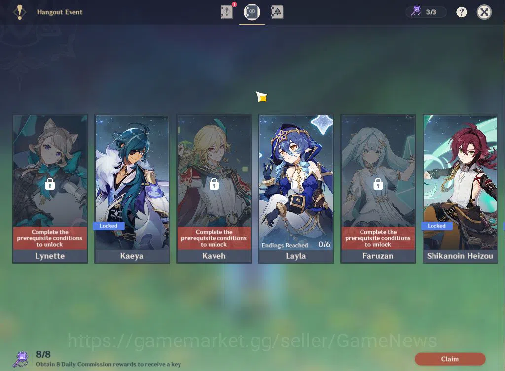 Genshin Impact Accounts ASIA|AR57|6Limited+1(*5Weapon)|Neuvillette+sign,Fu image 14