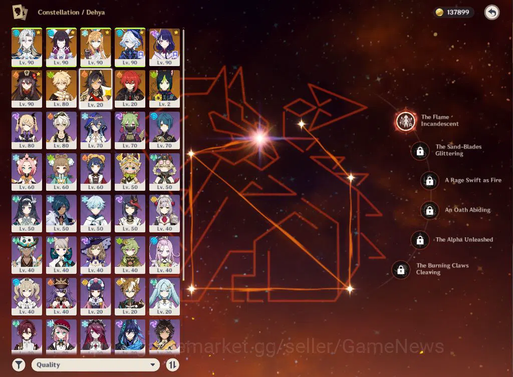 Genshin Impact Accounts ASIA|AR57|6Limited+1(*5Weapon)|Neuvillette+sign,Fu image 5