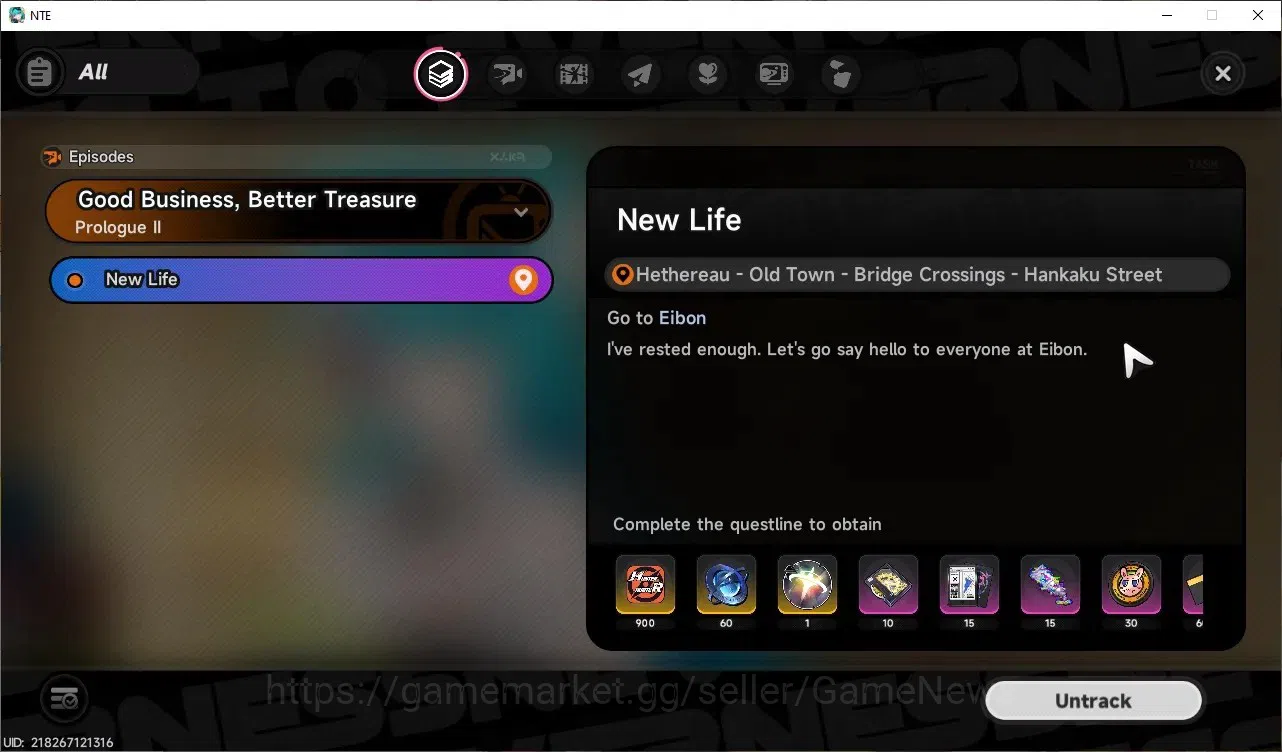 Neverness to Everness Accounts GLOBAL EUROPE|HL 5|2 SSR| Hotori + Outfit, Sakiri Awk 1 |5 SR|Male MC|Log Email|NTE1260 11