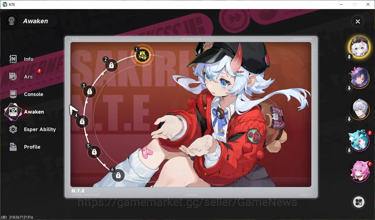 Neverness to Everness Accounts GLOBAL EUROPE|HL 5|2 SSR| Hotori + Outfit, Sakiri Awk 1 |5 SR|Male MC|Log Email|NTE1260 4