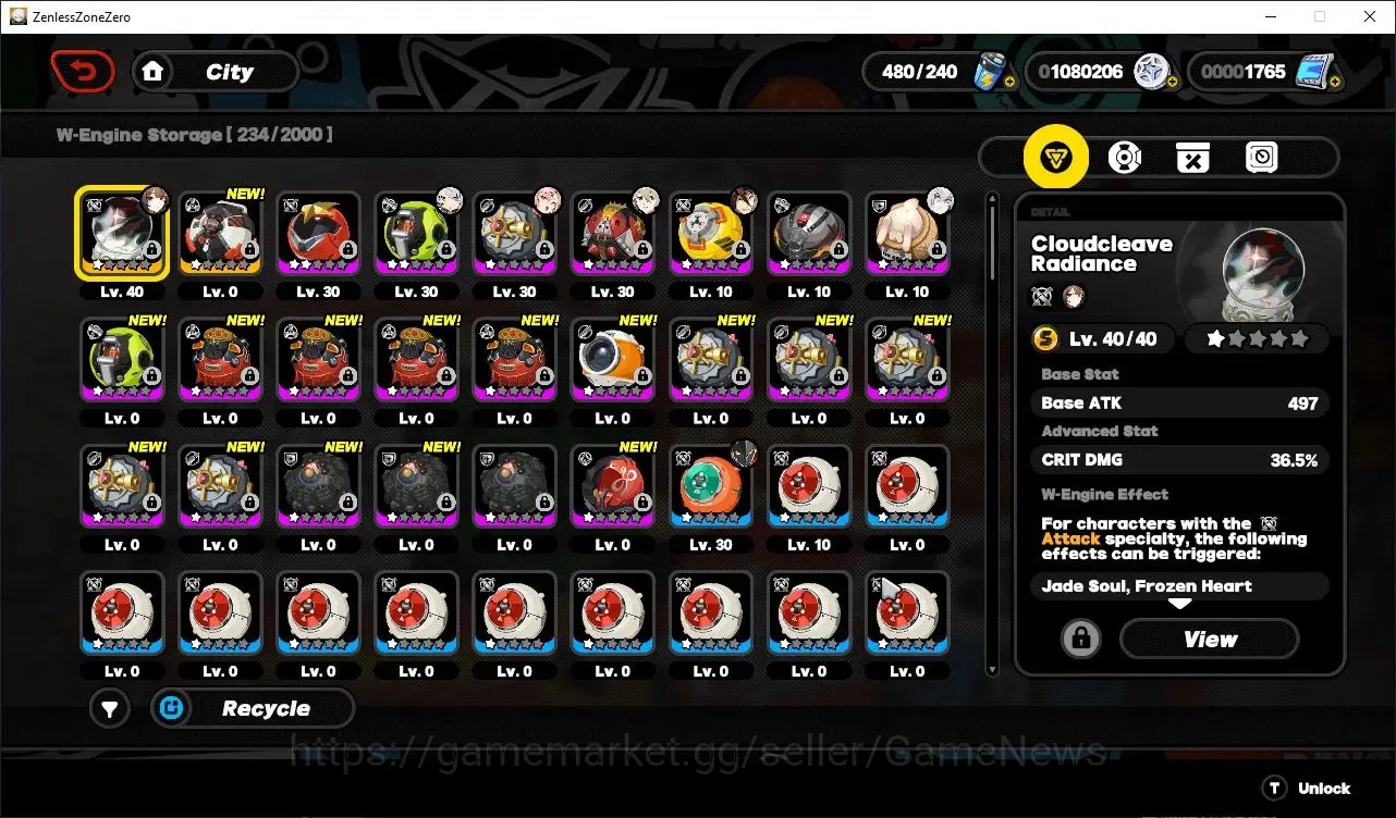 Zenless Zone Zero Accounts Starter ASIA|IK 37|S1 CH4|1,7K Chrome|1 Limited (Ye ShunGuang)+Sign|1 STD [Rina]|2S BangBo|MC 10