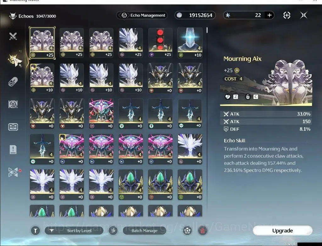 Wuthering Waves Accounts Others SEA |UL 48|3 Limited| Lucy RC 6 + Sign, Rebecca, Shorekeeper |DB Lvl 30|Female MC|Log 6