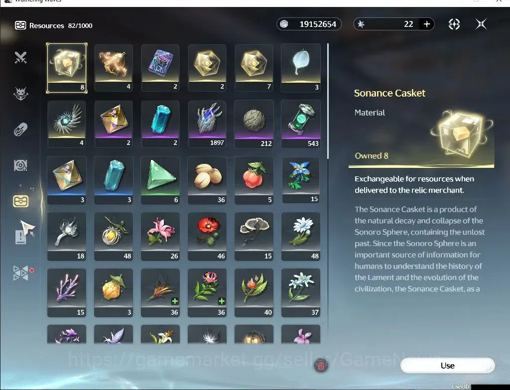 Wuthering Waves Accounts Others SEA |UL 48|3 Limited| Lucy RC 6 + Sign, Rebecca, Shorekeeper |DB Lvl 30|Female MC|Log 8