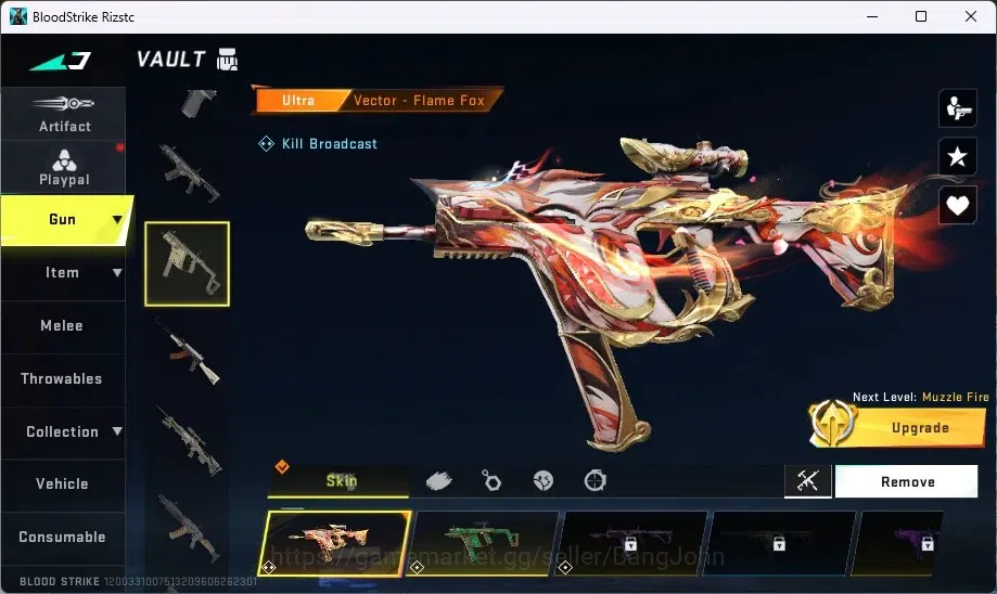 Blood Strike Accounts ASIA | 1 ULTRA MELEE | 3 ULTRA GUN | Ethan - Byaku image 2