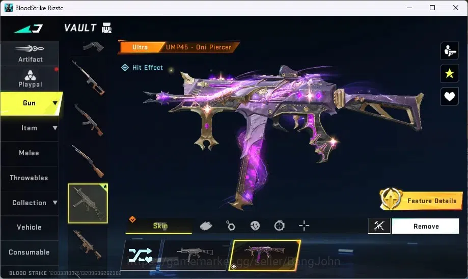 Blood Strike Accounts ASIA | 1 ULTRA MELEE | 3 ULTRA GUN | Ethan - Byaku image 4