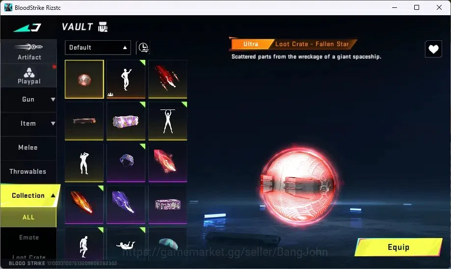 Blood Strike Accounts ASIA | 1 ULTRA MELEE | 3 ULTRA GUN | Ethan - Byaku image 7