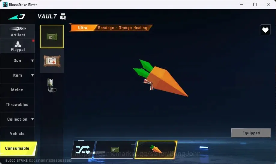 Blood Strike Accounts ASIA | 1 ULTRA MELEE | 3 ULTRA GUN | Ethan - Byaku image 8