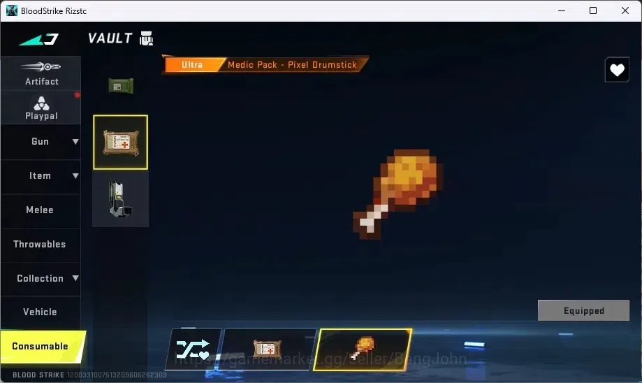 Blood Strike Accounts ASIA | 1 ULTRA MELEE | 3 ULTRA GUN | Ethan - Byaku image 9