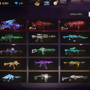Free Fire Accounts Indonesia | 3 EVO (AK47,SCAR,MP40) | M1887- Hand of Hope, Mamba Gnaw| Electrify Bunny | Check SS FF1053B