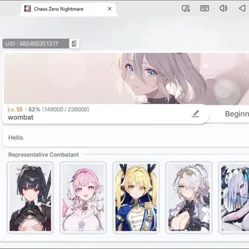 Chaos Zero Nightmare Accounts Global|Lv 55|9SSR 1Limited(Rossweisse M3,Diana M1,Tiphera,Nine,Narja,Haru,etc)+5 Selector