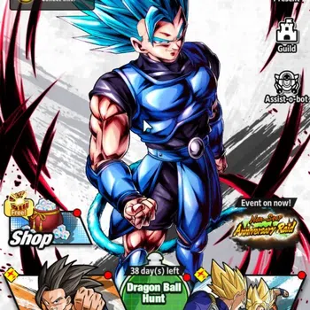 Dragon Ball Legends High-End 332M TotalPower|LV156|5UL+1LR+15LL|SSGSS Gogeta,LS image 1
