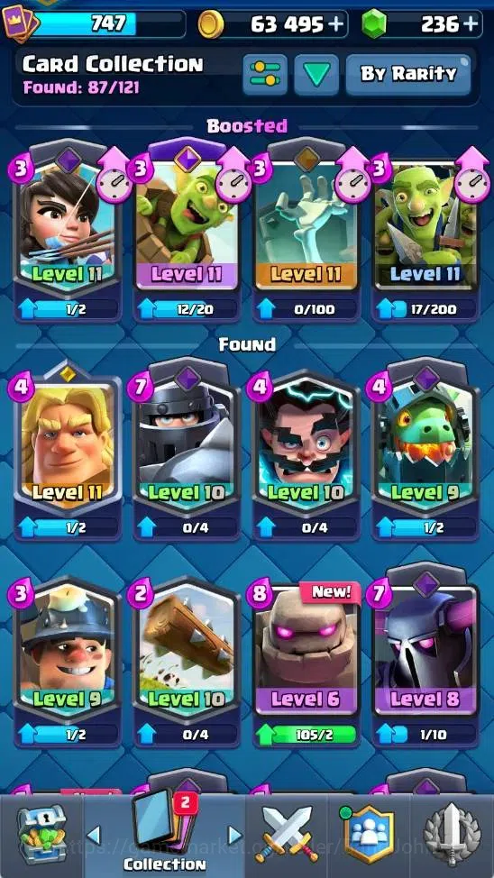 Clash Royale Accounts Mobile |KTL 11|Trophy 5829|1 Hero|7 Evo|1 Champ Ca image 13