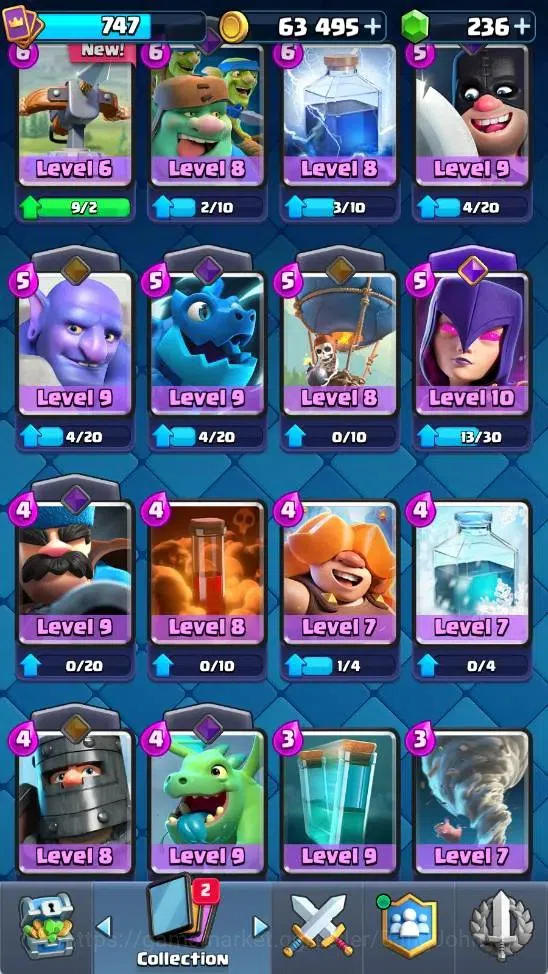Clash Royale Accounts Mobile |KTL 11|Trophy 5829|1 Hero|7 Evo|1 Champ Ca image 14