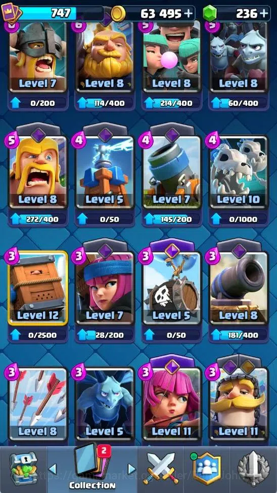 Clash Royale Accounts Mobile |KTL 11|Trophy 5829|1 Hero|7 Evo|1 Champ Ca image 17
