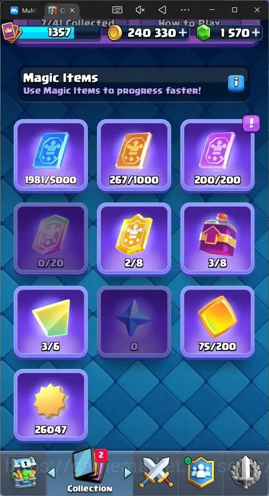 Clash Royale Accounts Global |CL 1357|KTL 13|Trophy 8734|120 Card|3 L15| image 14