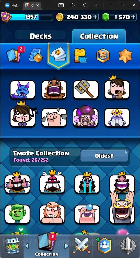 Clash Royale Accounts Global |CL 1357|KTL 13|Trophy 8734|120 Card|3 L15| image 15