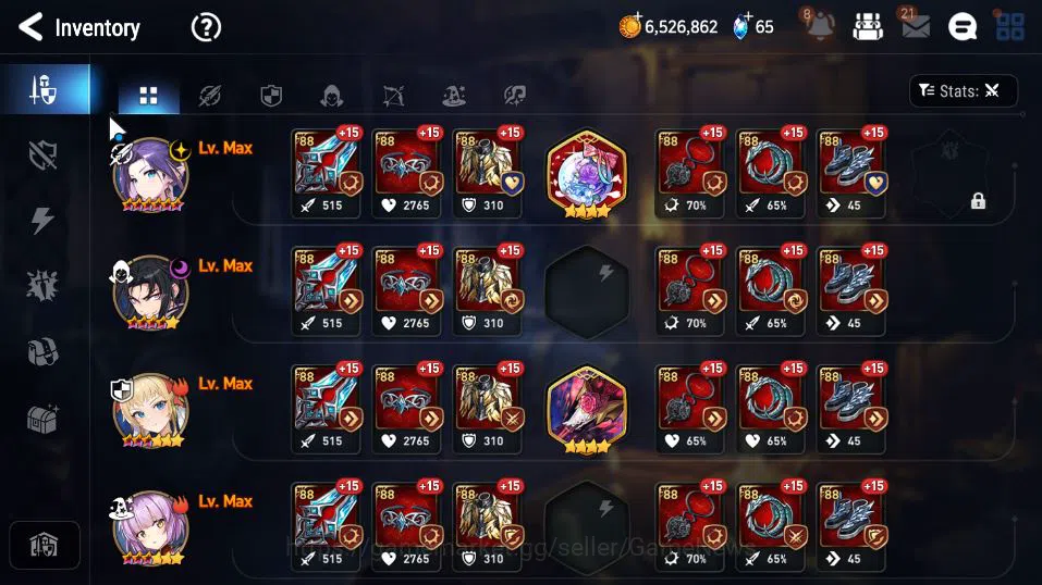 Epic Seven Accounts GLOBAL UNVERIF|New Era|3 ML(Salome,Clilias, ATywin image 10