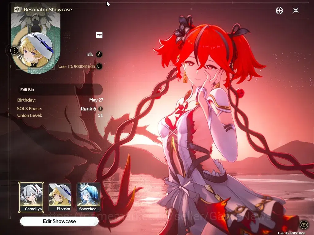 Wuthering Waves Accounts Others SEA |UL 51|5 Limited|( Shorekeeper RC 1, Jinhsi )+Signature, Phoebe, Zhezhi|DB Lvl 21|Female 1
