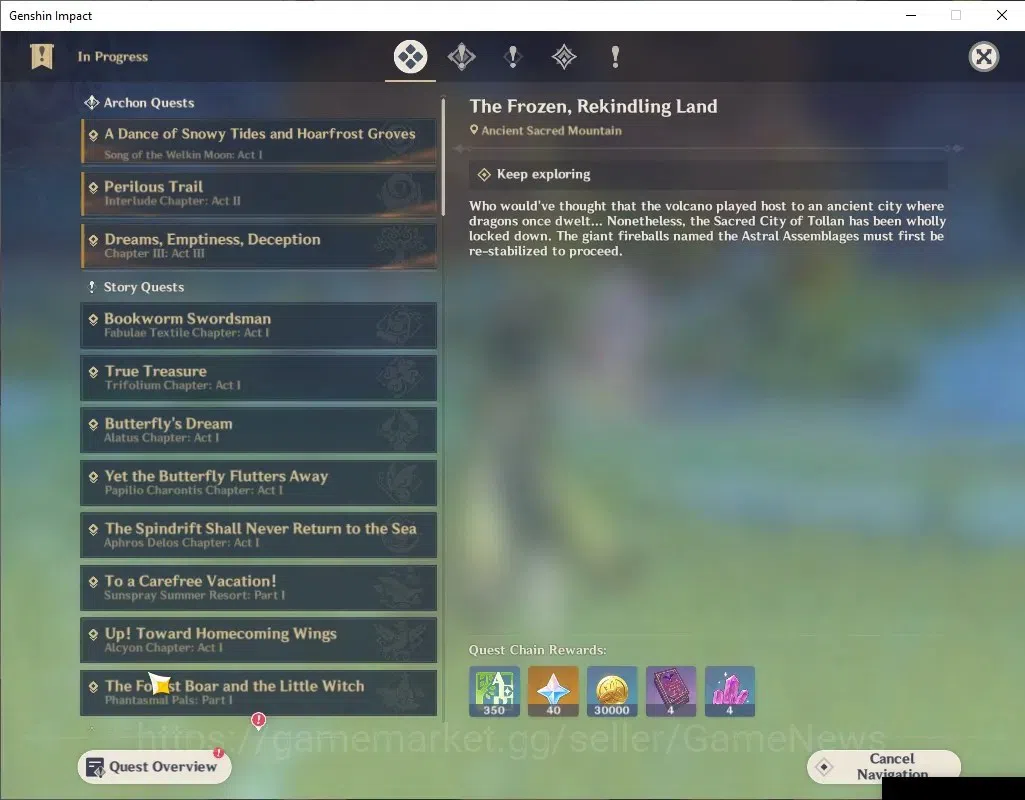 Genshin Impact Accounts ASIA |AR 55 |6 Limited+4(*5Weapon) |[Clorinde]+Sig image 11