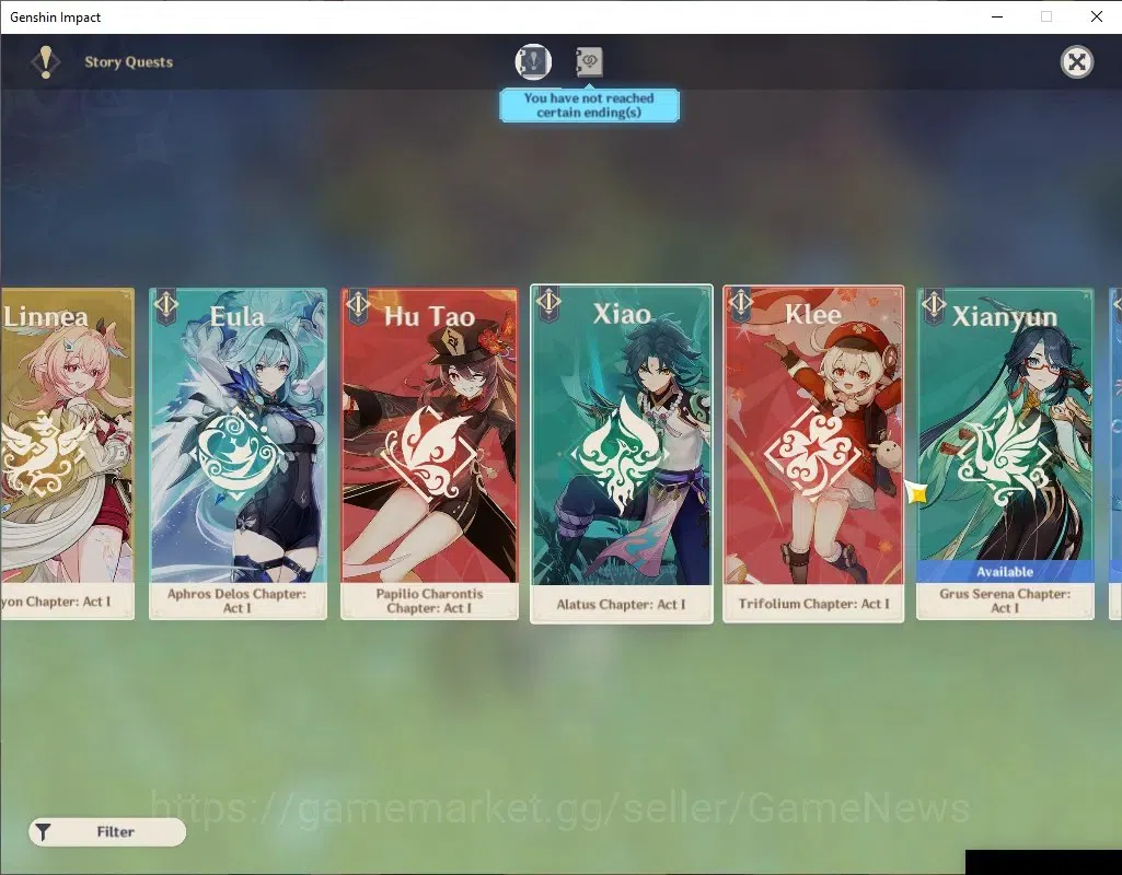 Genshin Impact Accounts ASIA |AR 55 |6 Limited+4(*5Weapon) |[Clorinde]+Sig image 13